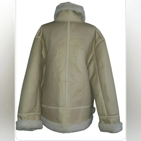 Sporty XL Preppy Cozy Sharpa Vegan Warm Snow Adventure Chore Barn Coat - Picture 14 of 15